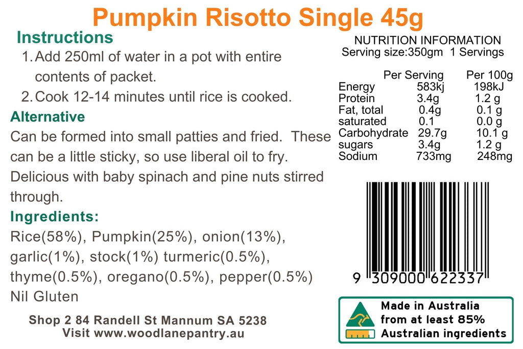 Pumpkin Risotto