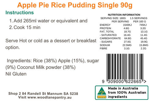 Apple Pie Rice Pudding